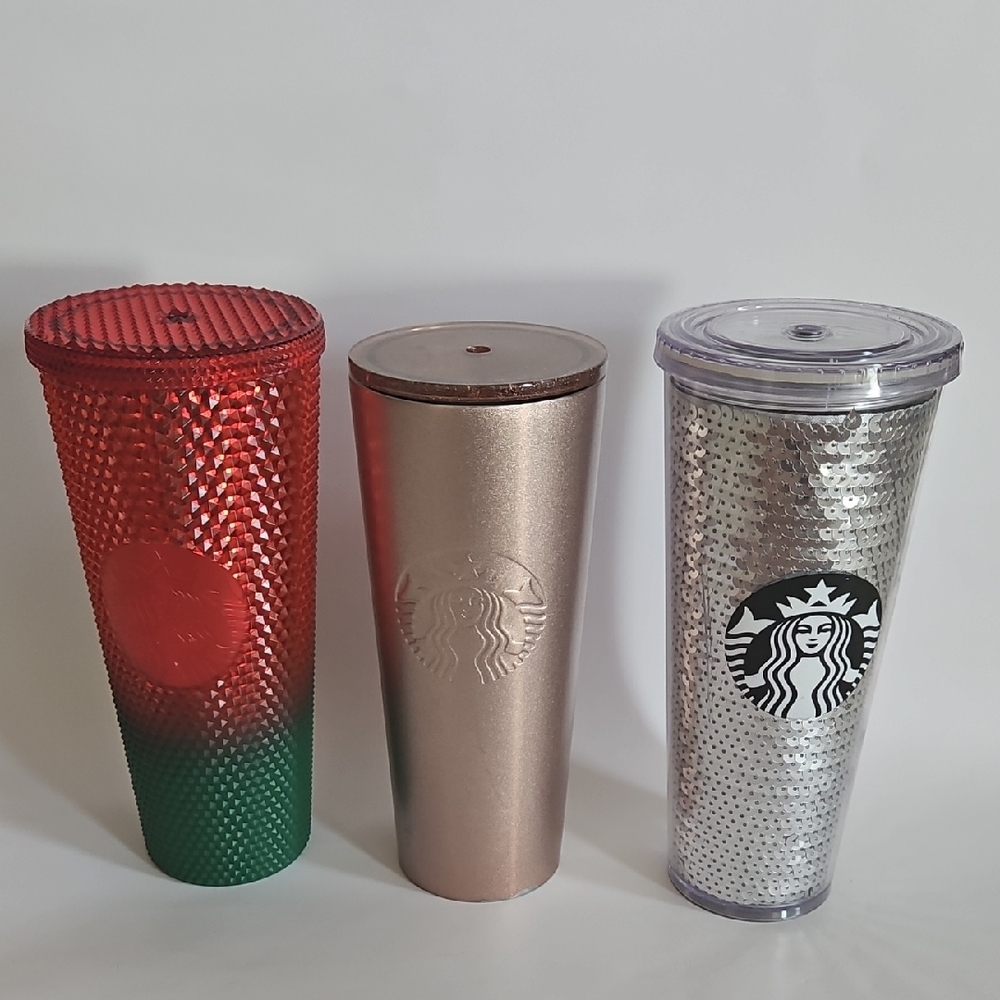 STARBUCKS Tumbler 3 Set Lot Bundle